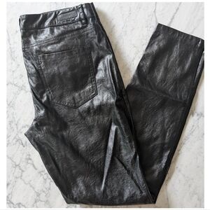 Blank NYC Faux Leather Black Skinny Pants